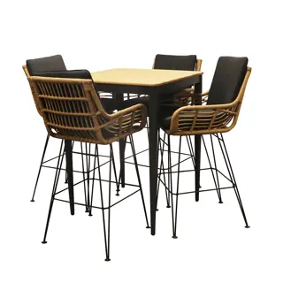 Your Own Living Moleta Bartafel Antraciet - 80x80x106 cm - afbeelding 2