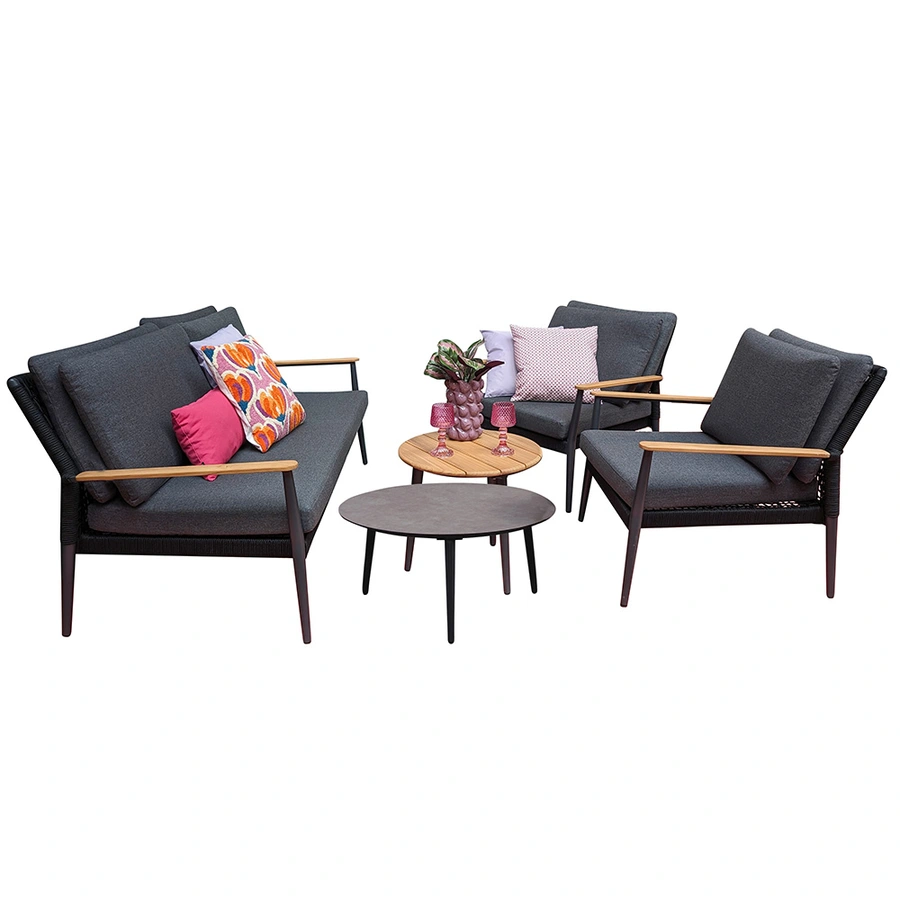 Your Own Living Moleto Sofa Loungeset - Antraciet - afbeelding 3