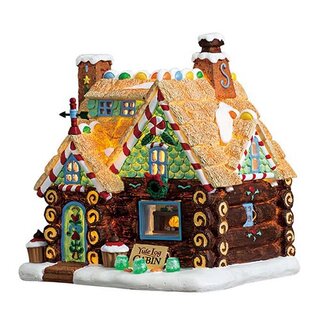 Lemax Yule Log Cabin