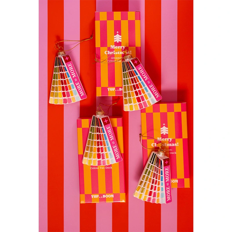 Yup Kerstornament Kleurenwaaier - afbeelding 3