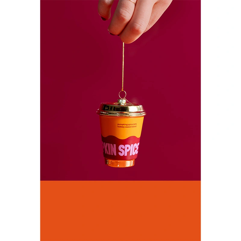 Yup Kerstornament Pumpkin Spice Latte - afbeelding 1