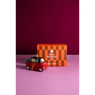 Yup Kerstornament Stadsauto Oranje - afbeelding 2