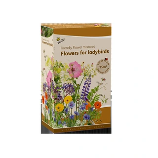 Buzzy® Strooidoosje Friendly Flowers Lieveheersbeestje 15m²