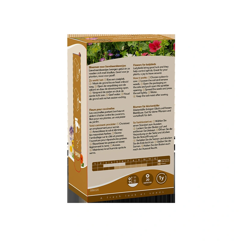 Buzzy® Strooidoosje Friendly Flowers Lieveheersbeestje 15m² - afbeelding 2