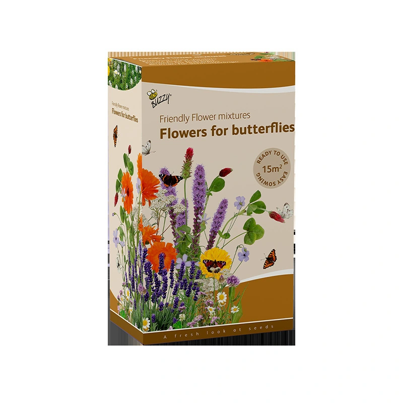 Buzzy® Strooidoosje Friendly Flowers Vlinders Laag 15m² - afbeelding 1