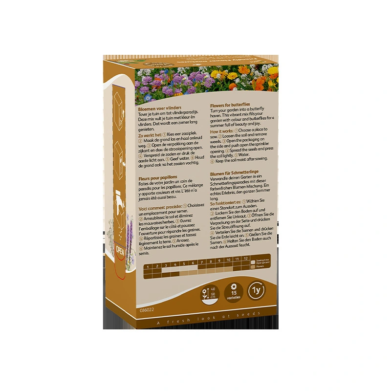 Buzzy® Strooidoosje Friendly Flowers Vlinders Laag 15m² - afbeelding 2