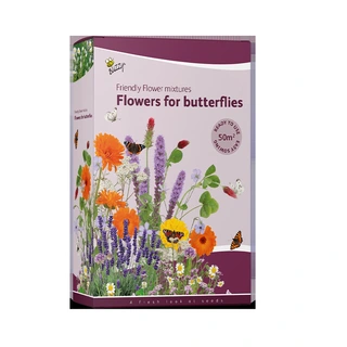Buzzy® Strooidoosje Friendly Flowers Vlinders Laag 50m² - afbeelding 1