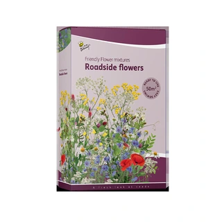 Buzzy® Strooidoosje Friendly Flowers Bermbloemenmengsel 50m² - afbeelding 1