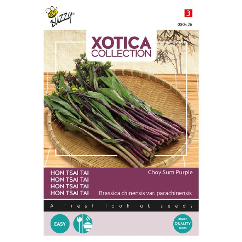 Buzzy® Xotica Hon Tsai Tai Choy Sum Purple - afbeelding 1