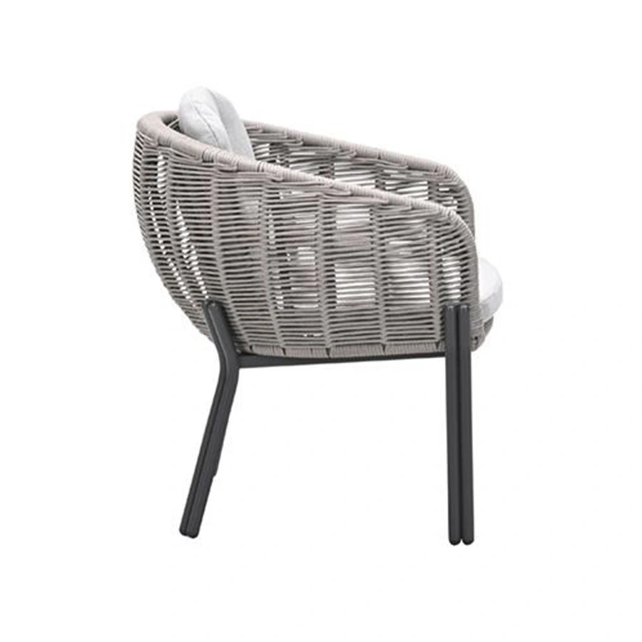 Garden Impressions Zaragosa Dining Tuinstoel - Carbon Black/Valley Sand - afbeelding 2