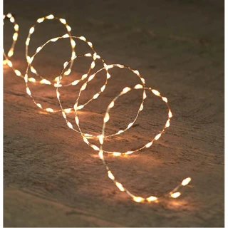 Kerstverlichting Zilverdraad 132 LED 2m - Warm Wit