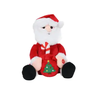 Zingende Kerstman - 26 cm