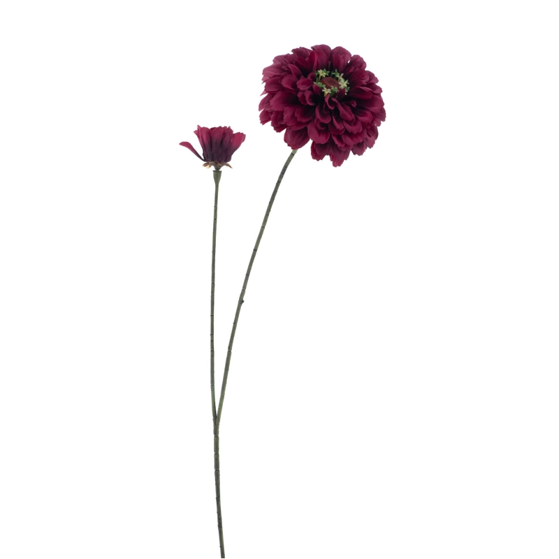 Kunstbloem Zinnia Rood - 72 cm