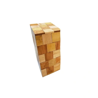 Zuil Hout Vlakjes - 23x31 cm