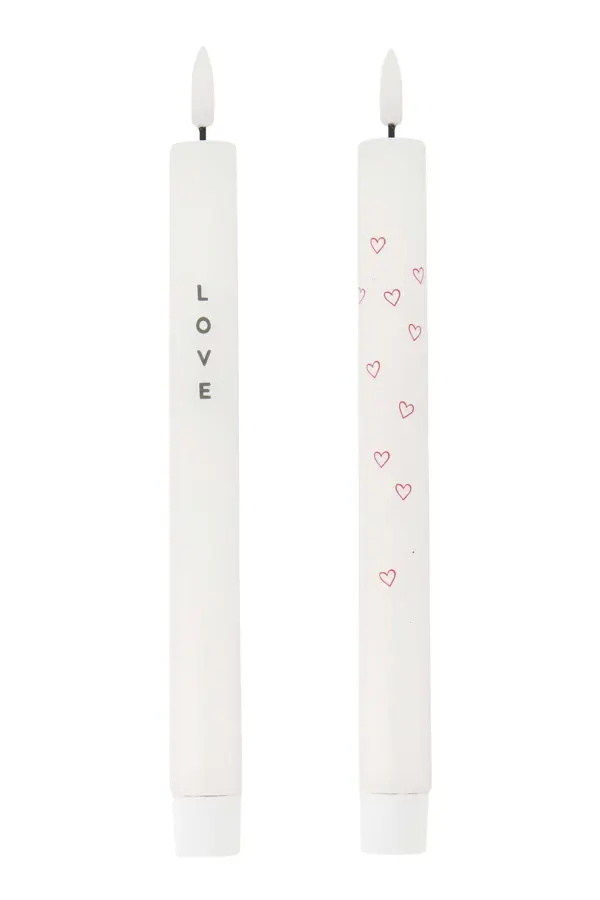 Zusss Ledkaarsen Love - 2 st. - afbeelding 1